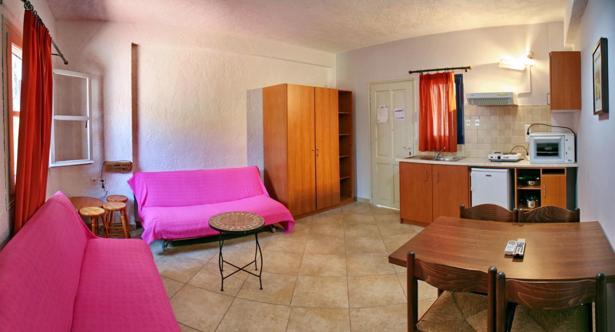 9 Musses Hotel Apartments Skala Mistegnon Chambre photo